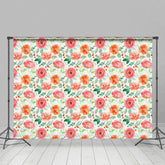 Aperturee - Aperturee Regular Oil Painting Flower Patterns Photo Backdrop